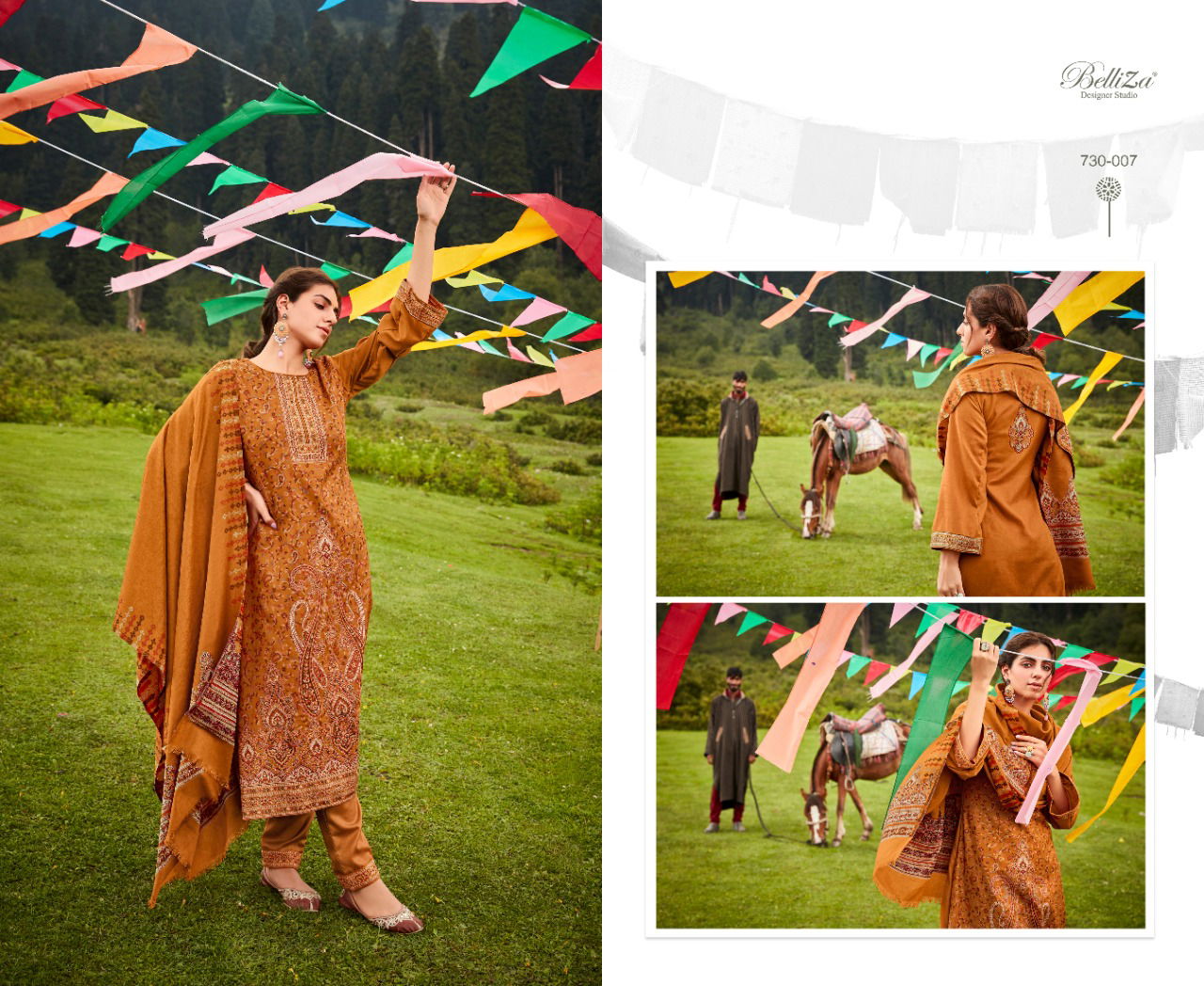 Belliza Nazma Exclusive Wear Pashmina Kaani Wholesale Dress Collection